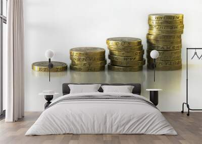 Pound coins Wall mural