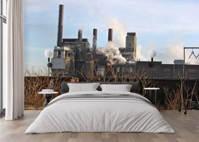 industrial landscape Wall mural