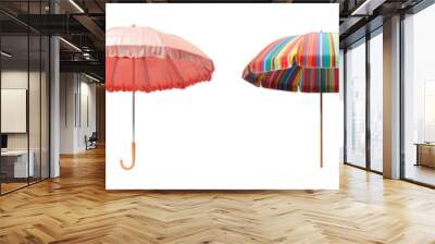 vector beach umbrella, isolated background. Wall mural