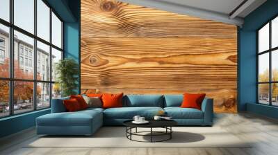 Natural wooden surface with a textured finish , wood, surface, background, texture, natural, organic, rustic, grain, pattern Wall mural