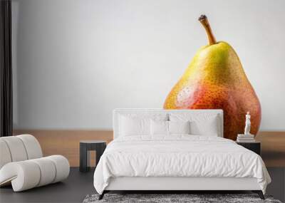 Pear fruit isolated on background, pear, fruit, isolated,background, healthy, organic, fresh, food, ripe, sweet, juicy, delicious Wall mural