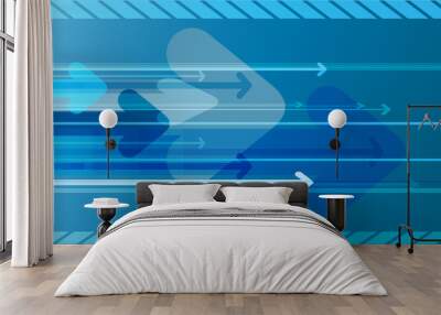 arrows -modern abstract background- Wall mural