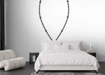 Isolated rosary beads silhouette. Vector illustration design Wall mural