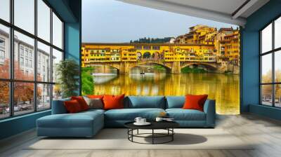 View of Ponte Vecchio, Florence, Italy Wall mural