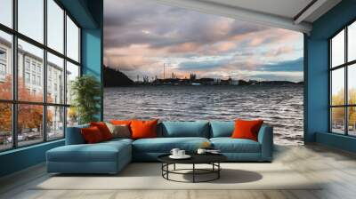 Ocean sunset 2 Wall mural