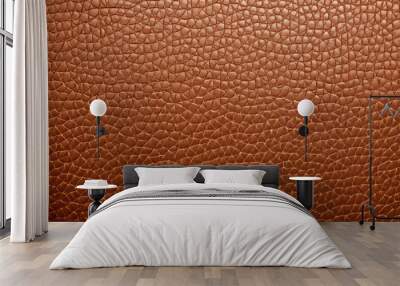 Processed collage of brown leather cloth surface texture. Background for banner, backdrop Wall mural