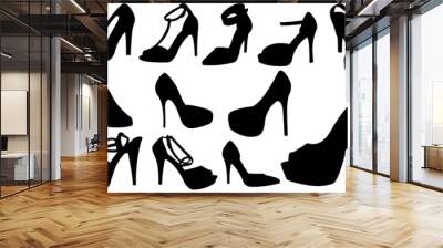 shoes Wall mural