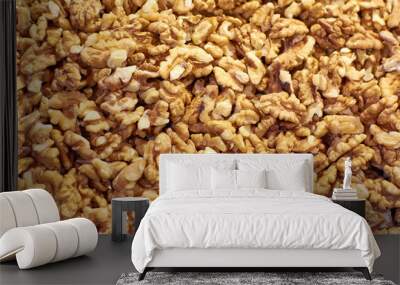 Lots of walnut kernels Wall mural