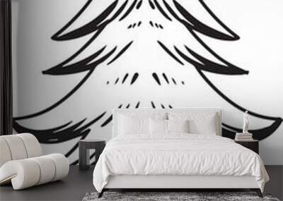 christmas tree 5 Wall mural