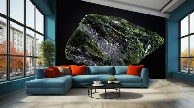 crystal on black Wall mural