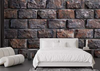 Close-up of aged brick wall texture Wall mural