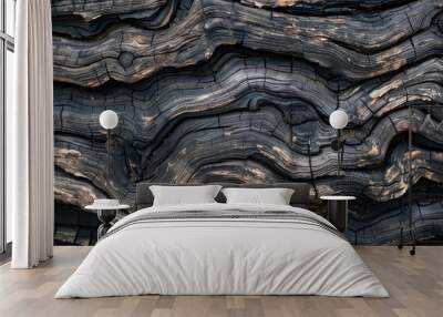 Wooden texture from nature. Wall mural