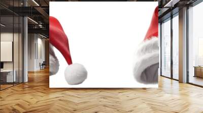 santa hat (PNG) Wall mural