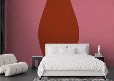 Abstract background filled with two colours. Wall mural