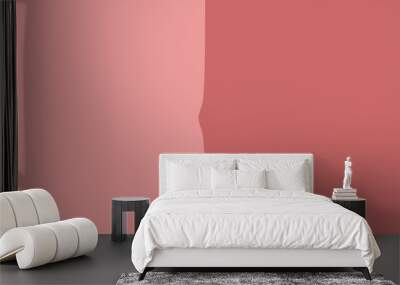 Abstract background filled with two colours. Wall mural