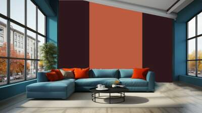 abstract background filled with two colours. Wall mural