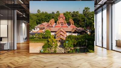 Wat Si Rongmuang Lampang Thailand Wall mural