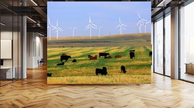 Wind Turbine Renewable Energy Alberta Wall mural