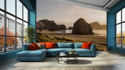 Gold Beach sunset, Oregon Wall mural