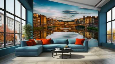 ponte vecchio florence italy Wall mural