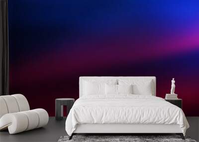 abstract gradient background. ultraviolet glow on a dark abstract background. empty wallpaper templa Wall mural