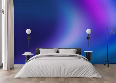 abstract gradient background. ultraviolet glow on a dark abstract background. empty wallpaper templa Wall mural