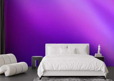 Abstract gradient background. Ultraviolet glow on a dark abstract background. Empty wallpaper template Wall mural