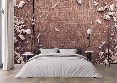 wooden background Wall mural