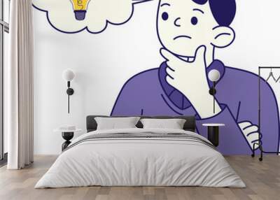 People Have Idea Wall mural