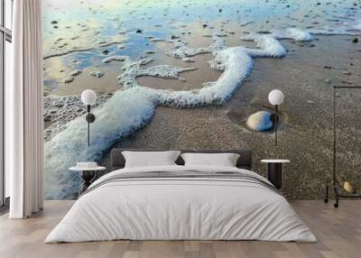 Ocean meets beach Wall mural