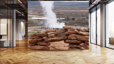 geyser Wall mural