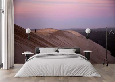 dune du pyla au coucher de soleil Wall mural