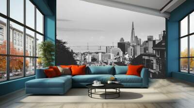 san francisco skylne Wall mural