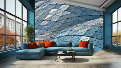 glass building roof Wall mural