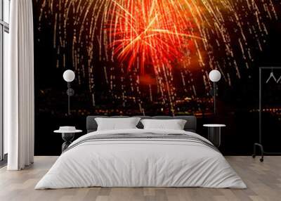 fireworks 3 Wall mural