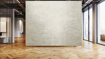 White linen canvas grunge background texture Wall mural