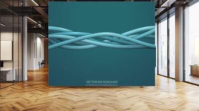  background with wires, vector Wall mural