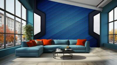 Abstract metal texture as a background Wall mural