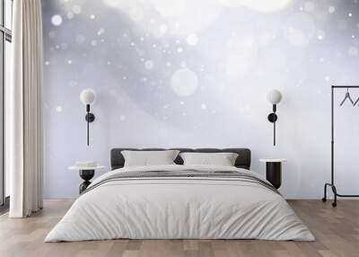 Christmas Bokeh Background Wall mural