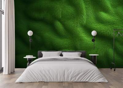 Soft wave elegant nature green texture Generative AI Wall mural