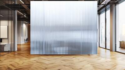 ribbed pane of glass with subtle reflections Wall mural