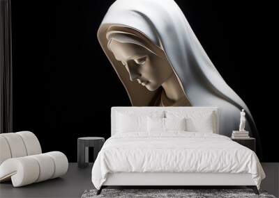 Virgin Mary, Mother of Jesus Christ. Cristianity, faith, religion concept Wall mural