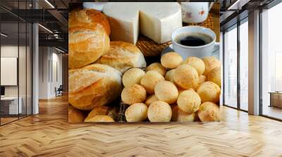 Cheese bread Wall mural