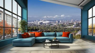 view of suburban and city landscape durban south africa Wall mural