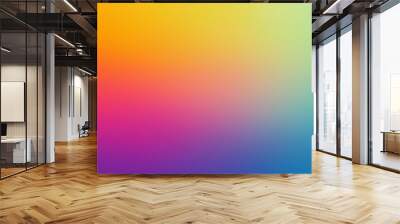 abstract blurred gradient background in bright colors Wall mural