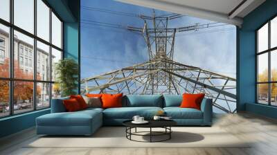 Electric pylon Wall mural