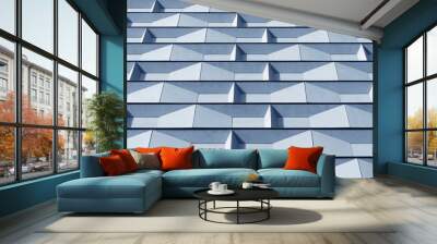 Exterior of modern architecture. Building abstract background Wall mural