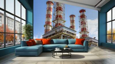 Natural gas power plant Wall mural