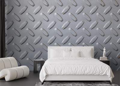 INDUSTRIAL GRAY METAL TEXTURE Wall mural