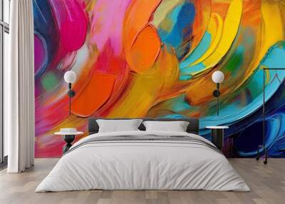 abstract colorful background Wall mural